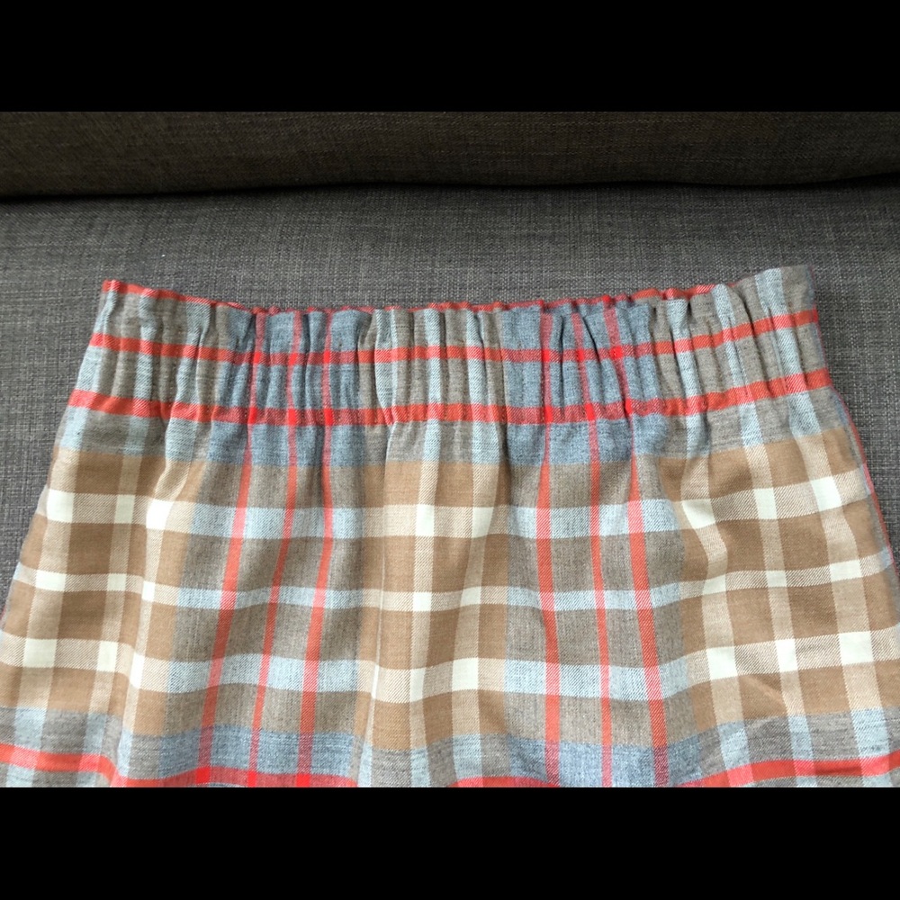 NWOT Plaid J Crew Skirt - Picture 3 of 3